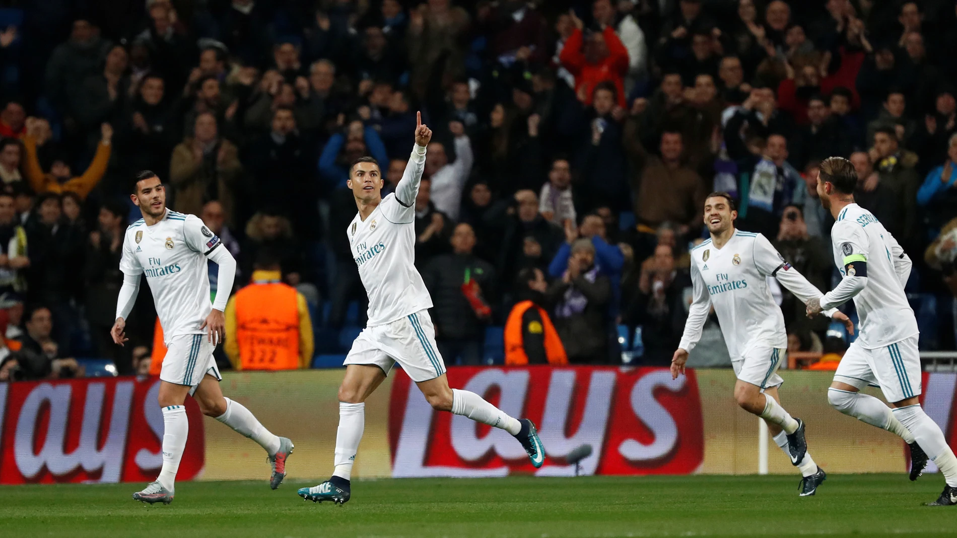 Cristiano Ronaldo celebra su gol contra el Dortmund