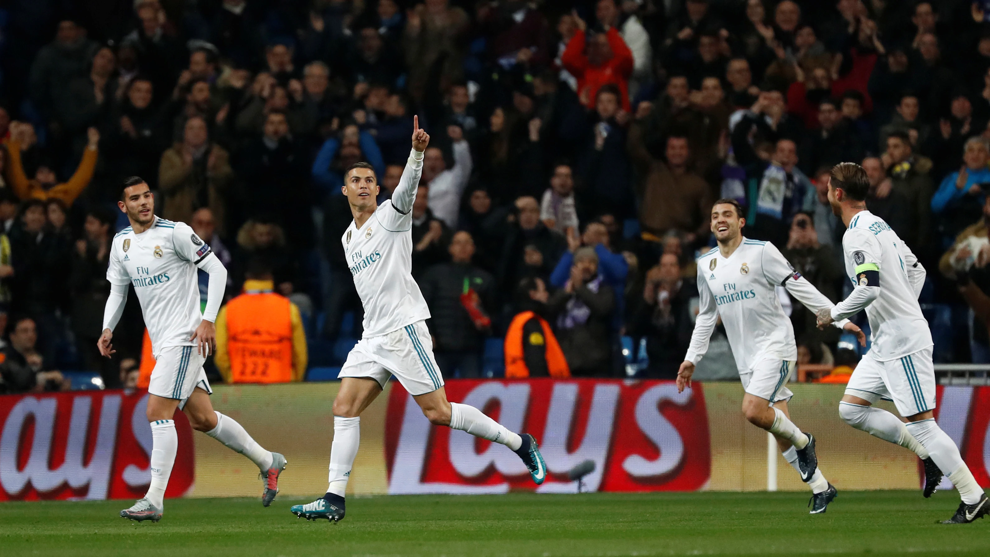 Cristiano Ronaldo celebra su gol contra el Dortmund