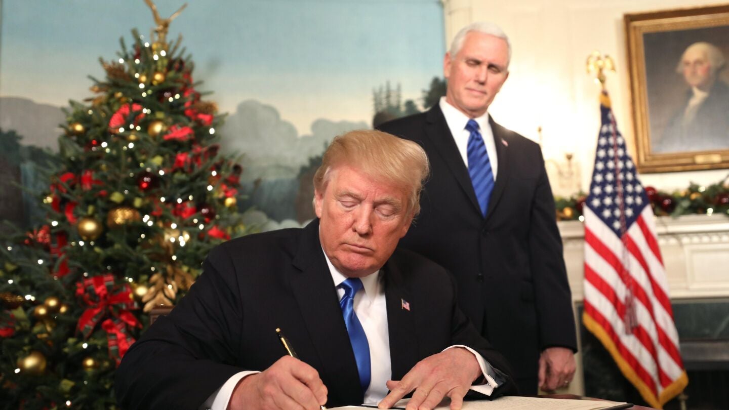 El presidente de los Estados Unidos, Donald J. Trump