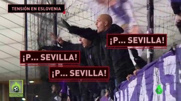 Máxima tensión entre los ultras del Sevilla y los del Maribor en Eslovenia