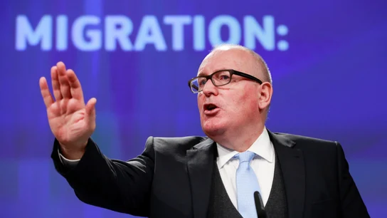 El vicepresidente de la Comisión Europea, Frans Timmermans El vicepresidente de la Comisión Europea, Frans Timmermans