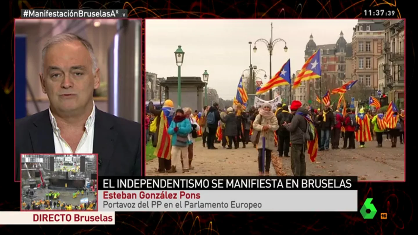 Esteban González Pons: "Puigdemont no escapará de la acción de la Justicia" Esteban González Pons: "Puigdemont no escapará de la acción de la Justicia"