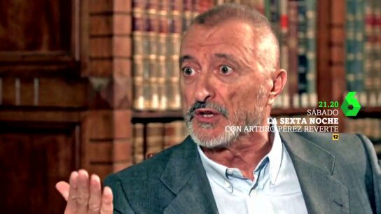 P&eacute;rez-Reverte, ma&ntilde;ana en laSexta Noche: "En Espa&ntilde;a no se ofrece un discurso motivador a los j&oacute;venes, pero en Catalu&ntilde;a s&iacute;"