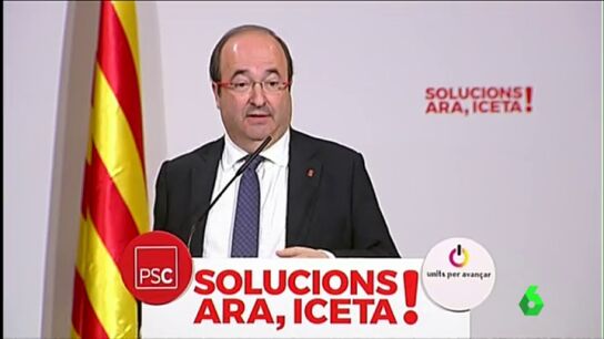 Miquel Iceta: "Rajoy no puede negar que existe un problema, si tiene una soluci&oacute;n mejor, que la diga"
