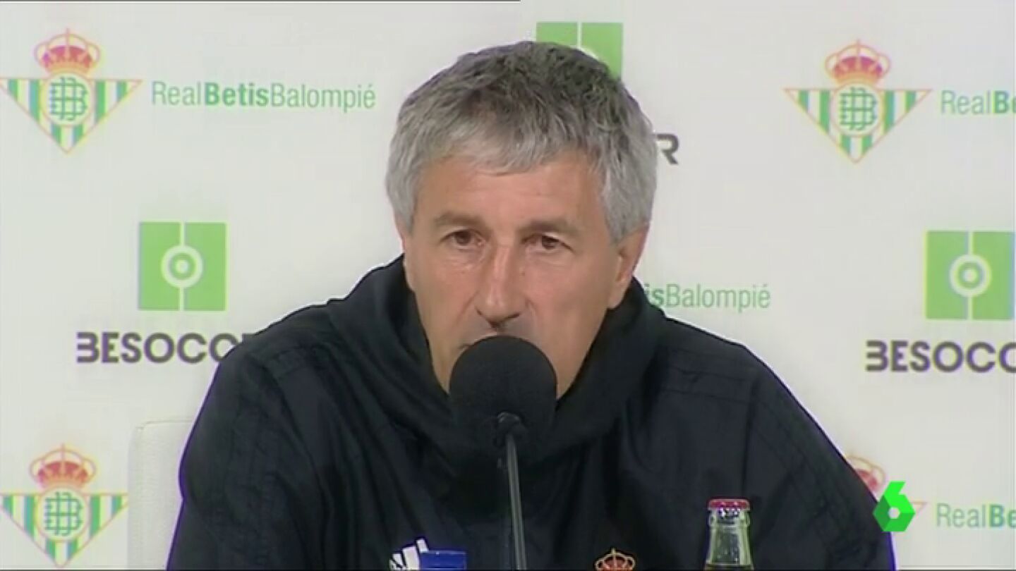 Quique Seti&eacute;n alaba a Simeone: "