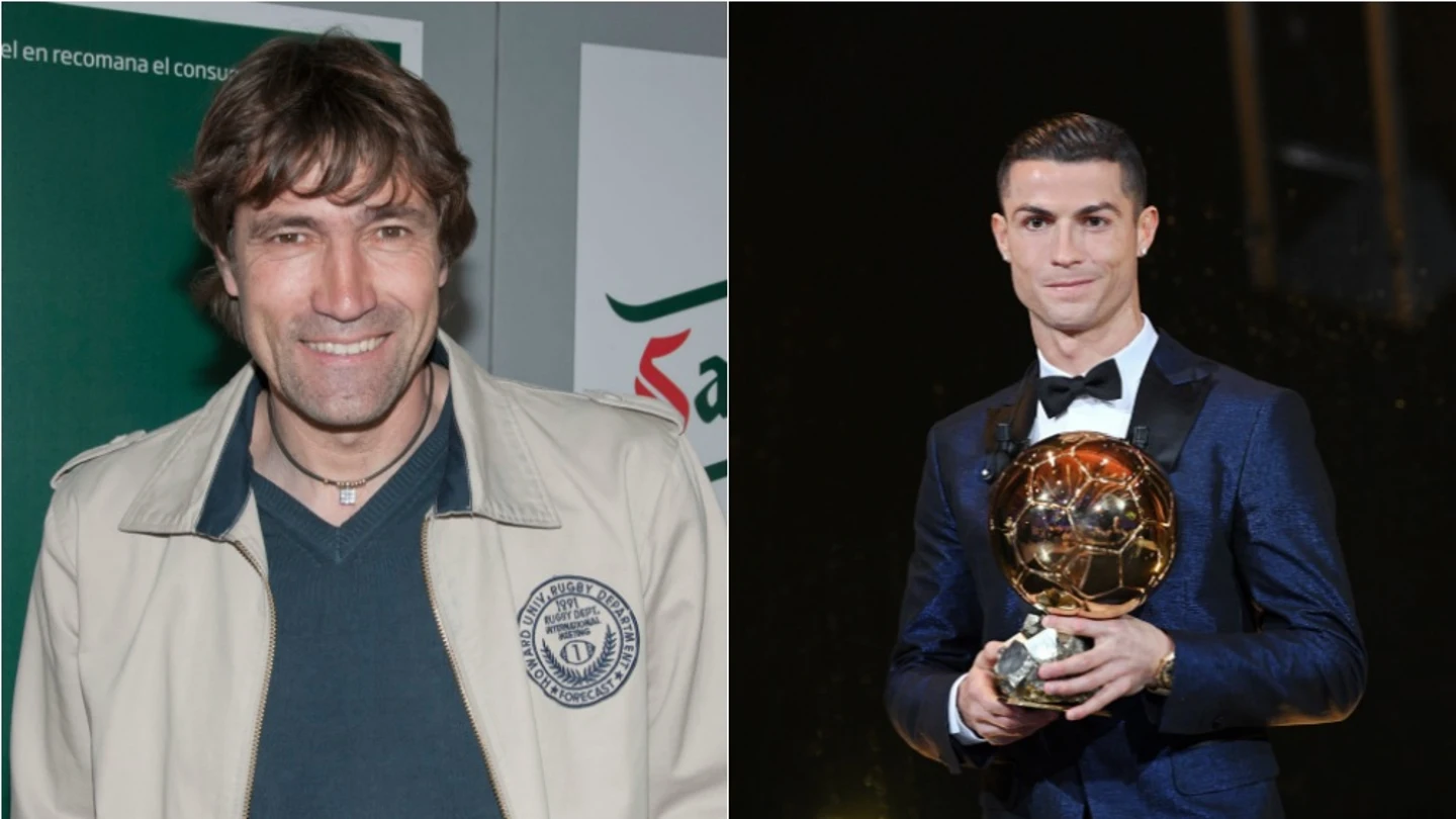 Salinas y Cristiano Ronaldo Salinas y Cristiano Ronaldo