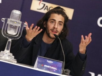 Salvador Sobral durante una rueda de prensa tras su triunfo en el último festival de Eurovisión Salvador Sobral durante una rueda de prensa tras su triunfo en el último festival de Eurovisión