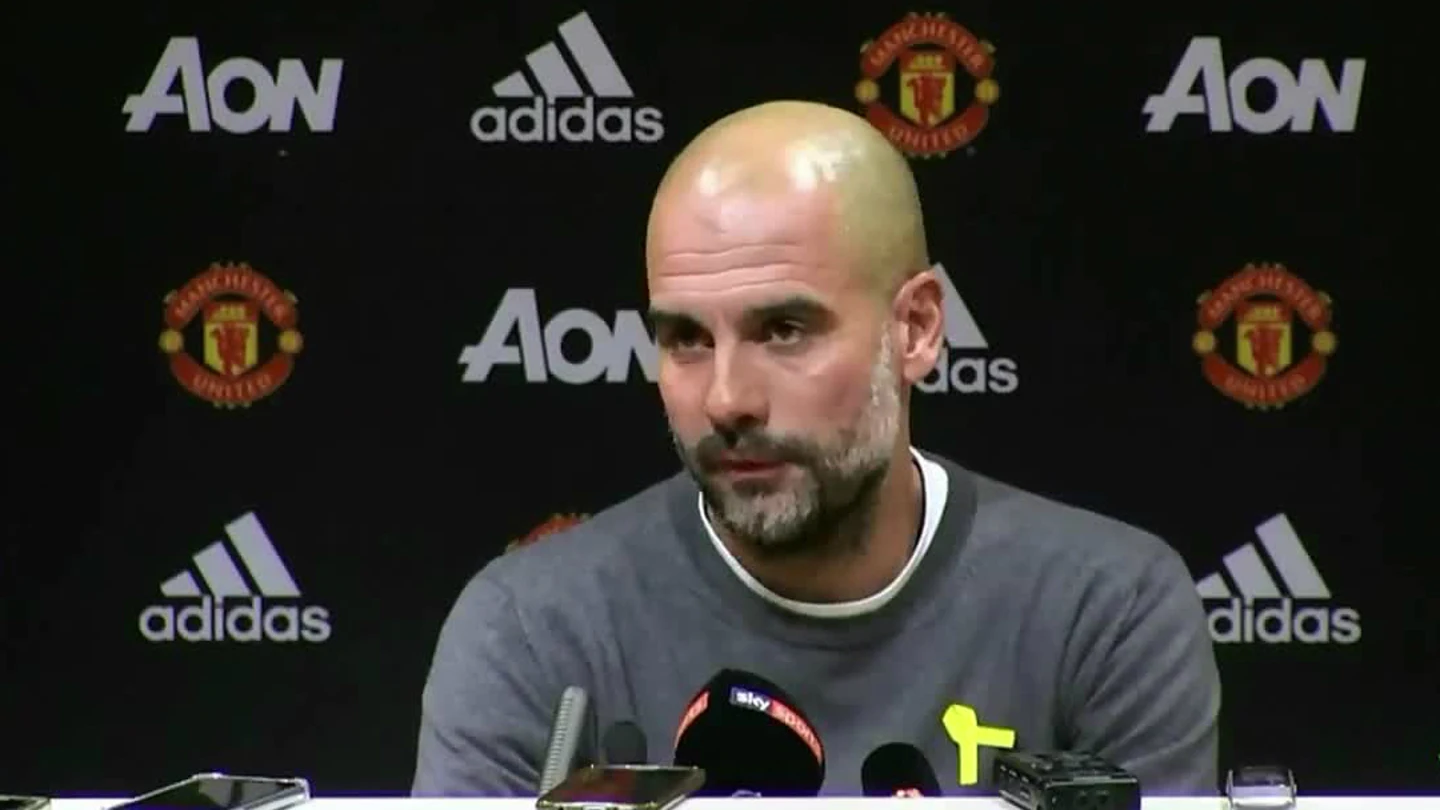 Guardiola, en rueda de prensa Guardiola, en rueda de prensa