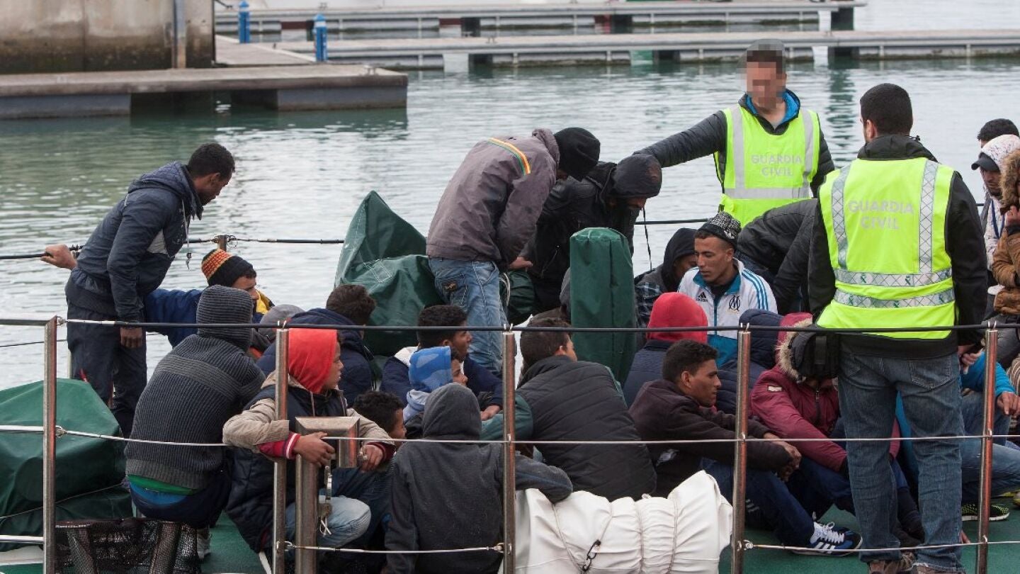 Rescate de personas en el Estrecho de Gibraltar