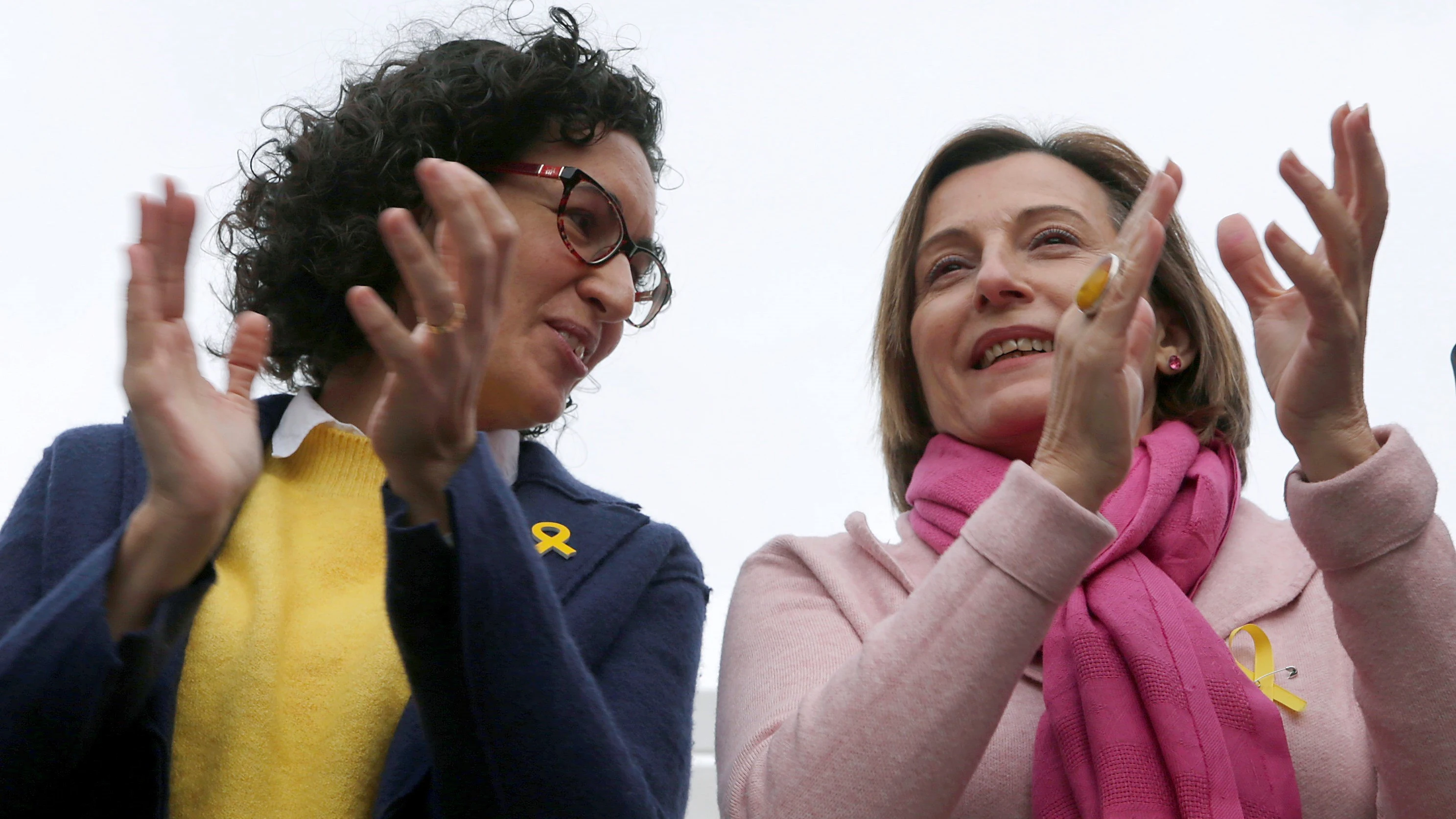 Marta Rovira y Carme Forcadell