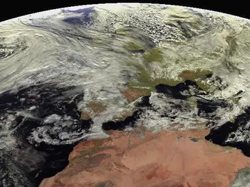 Imagen del satélite Meteosat para la Agencia Estatal de Meteorología  Imagen del satélite Meteosat para la Agencia Estatal de Meteorología