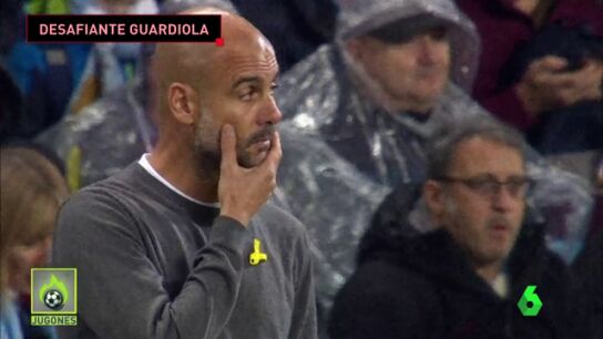 Guardiola: "Si me quieren sancionar por llevar el lazo, adelante" 