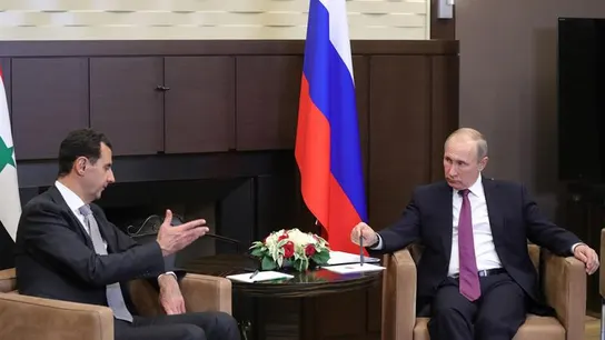 Vladímir Putin con Bashar al Assad Vladímir Putin con Bashar al Assad