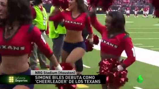 Simone Biles, la nueva 'Cheerleader' de la NFL Simone Biles, la nueva 'Cheerleader' de la NFL