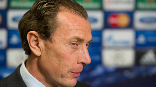 Butragueño comparece tras un partido Butragueño comparece tras un partido