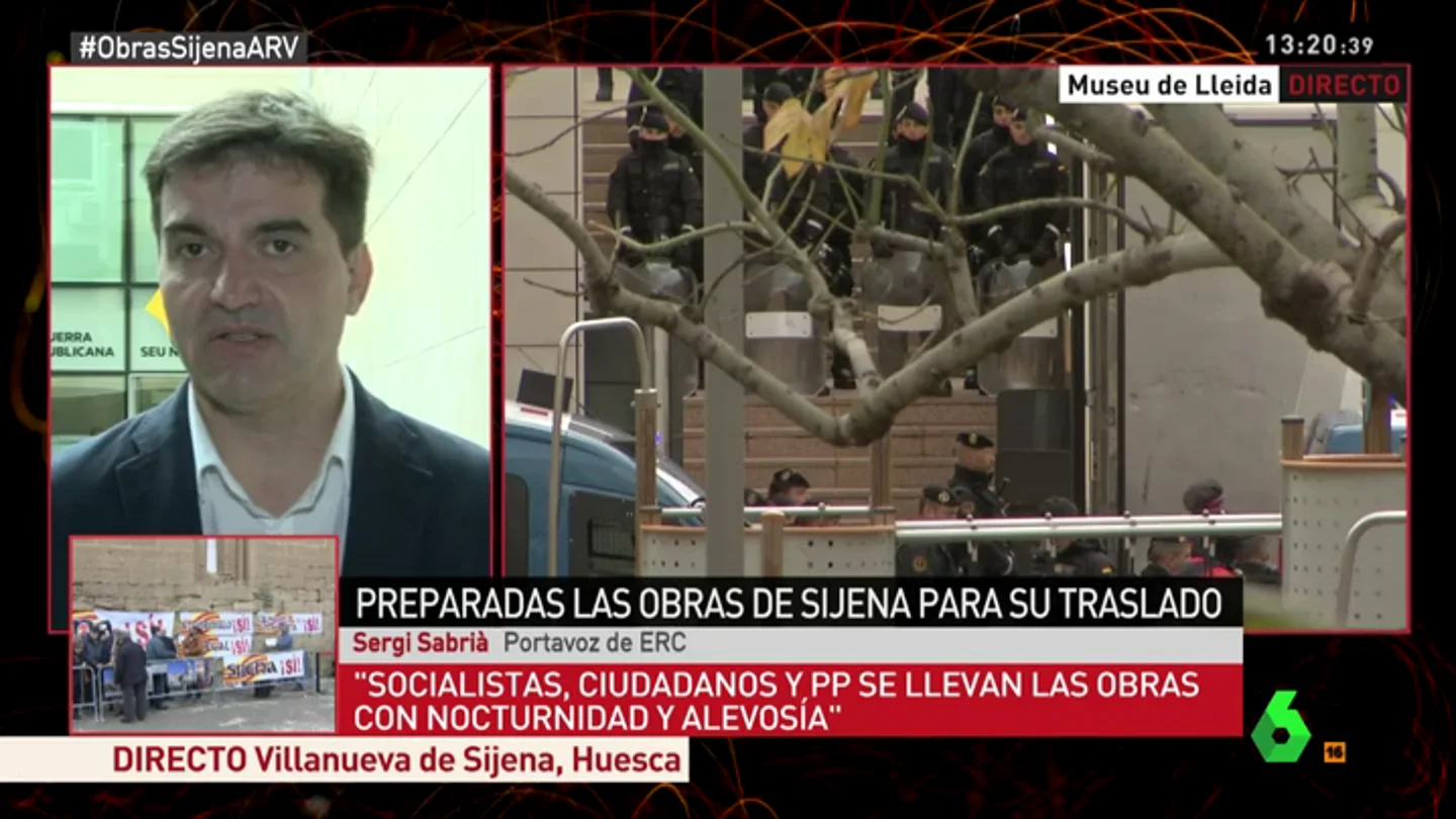 Sergi Sabrià, sobre la operación Sijena: "El 155 lo aplicaron para esto, está hecho para arrasarnos" Sergi Sabrià, sobre la operación Sijena: "El 155 lo aplicaron para esto, está hecho para arrasarnos"