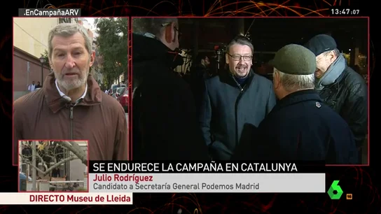 Julio Rodríguez: "Nos caracteriza la coherencia. Decimos no a la DUI, no al 155 y sí a un referéndum" Julio Rodríguez: "Nos caracteriza la coherencia. Decimos no a la DUI, no al 155 y sí a un referéndum"