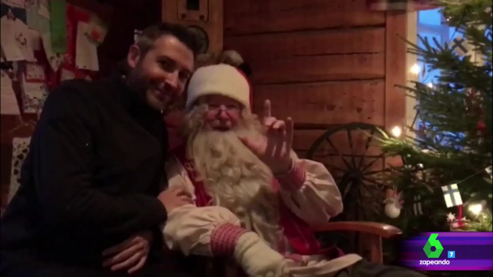El mensaje oficial de Santa Claus a Zapeando desde Laponia