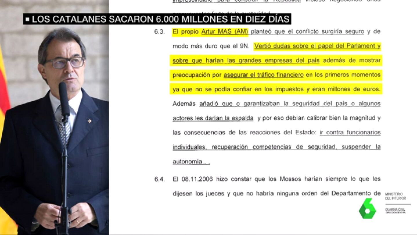 Artur Mas con anotaciones de la agenda de Jov&eacute;