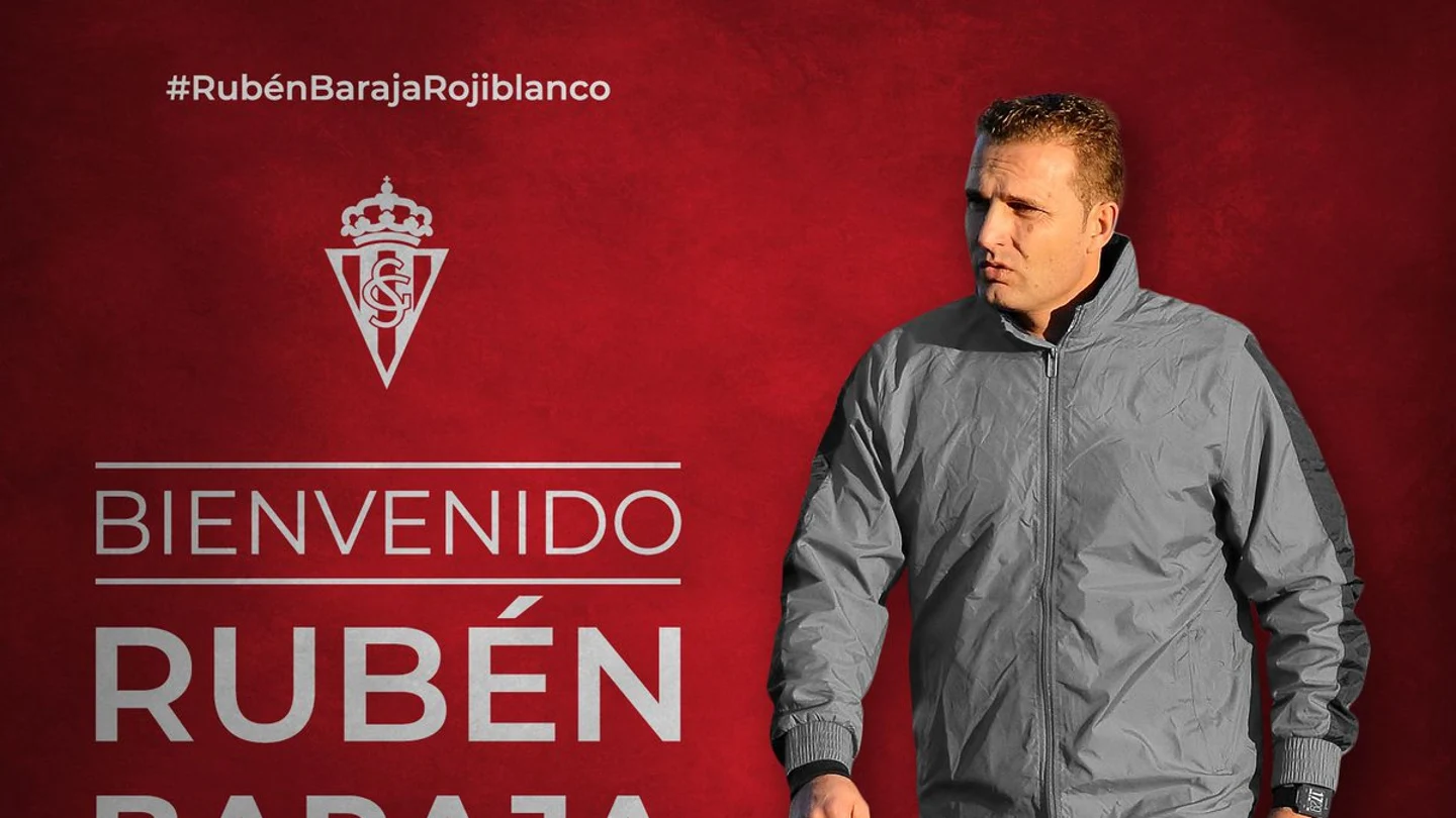 Rubén Baraja, nuevo entrenador del Sporting Rubén Baraja, nuevo entrenador del Sporting