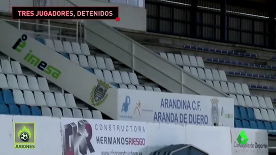 Tres jugadores de la Arandina detenidos Tres jugadores de la Arandina detenidos