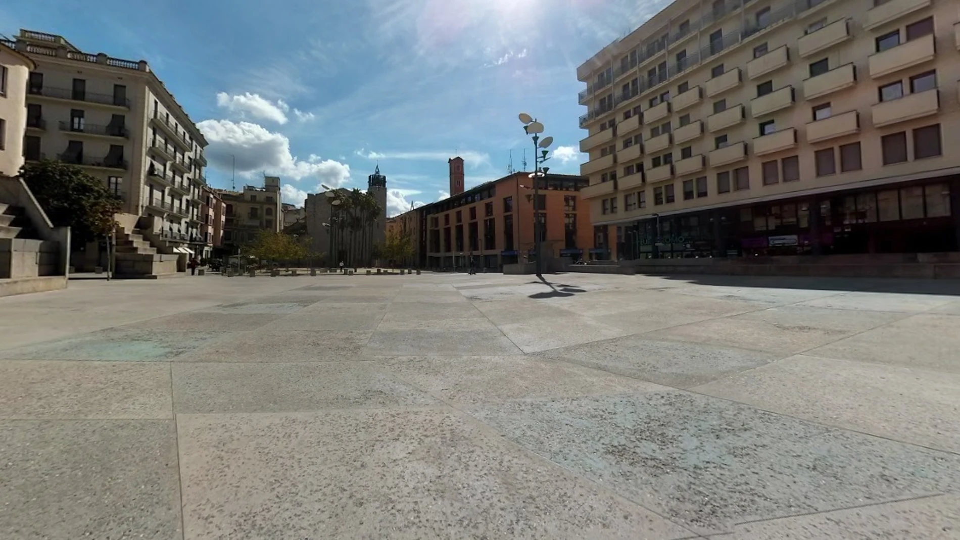 Plaza de la Constitución en Girona