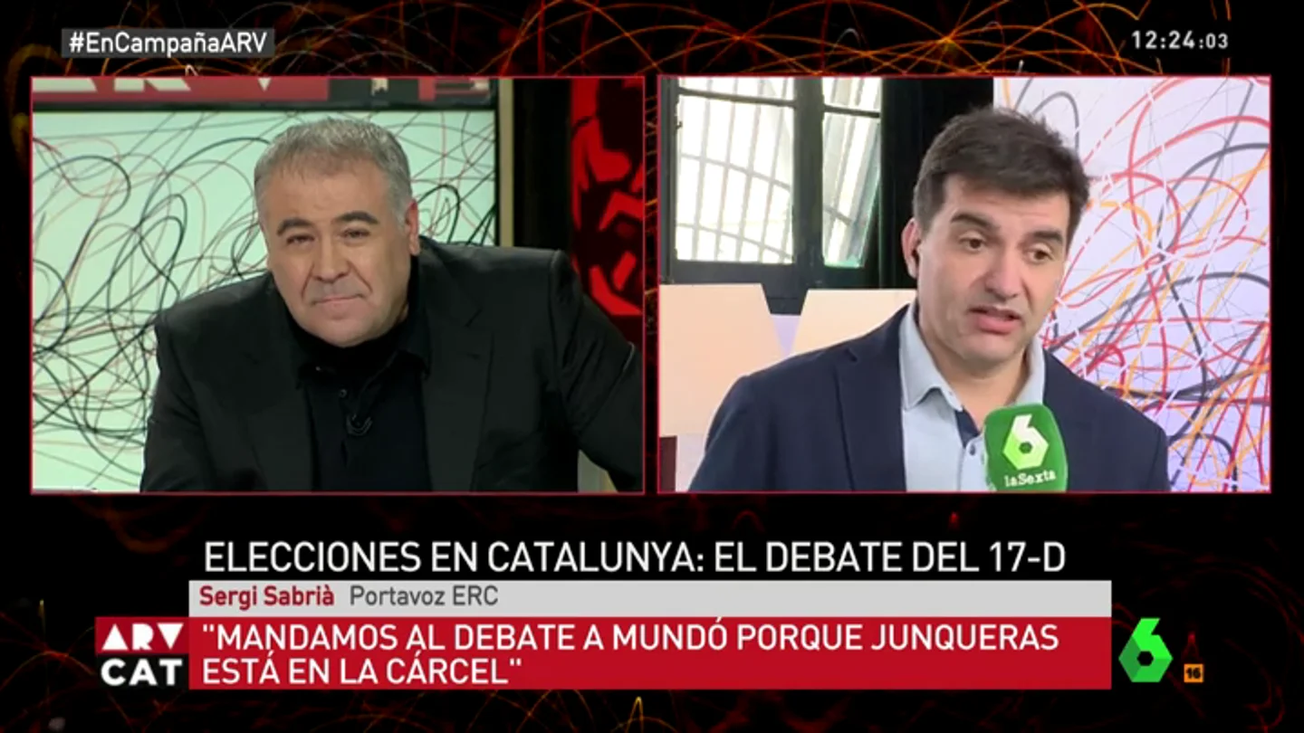 Sergi Sabrià en ERC Sergi Sabrià en ERC