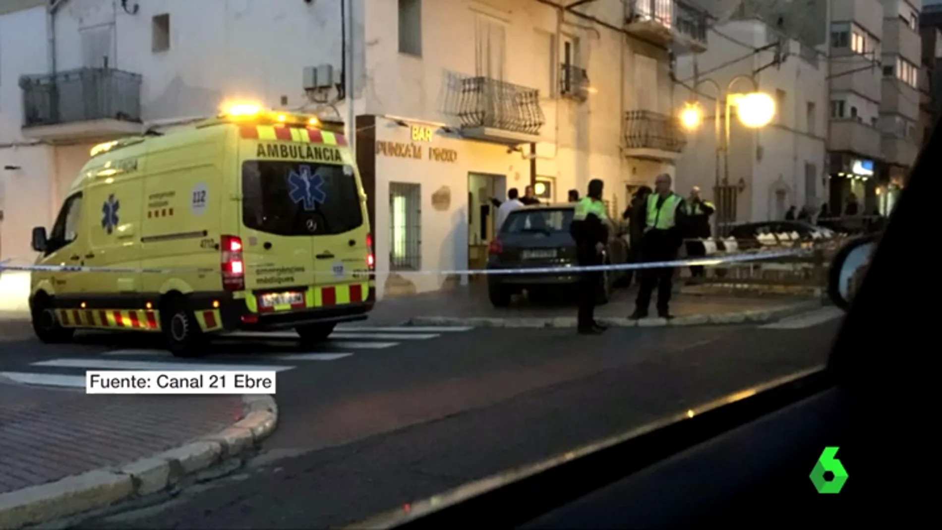 Dos heridos en un tiroteo en un bar en Sant Carles de la Ràpita, en Tarragona