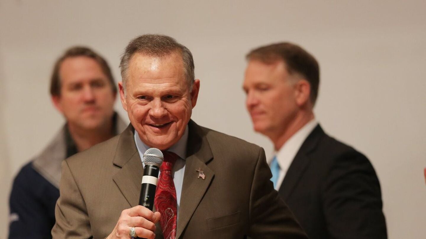  El ultraconservador republicano Roy Moore 
