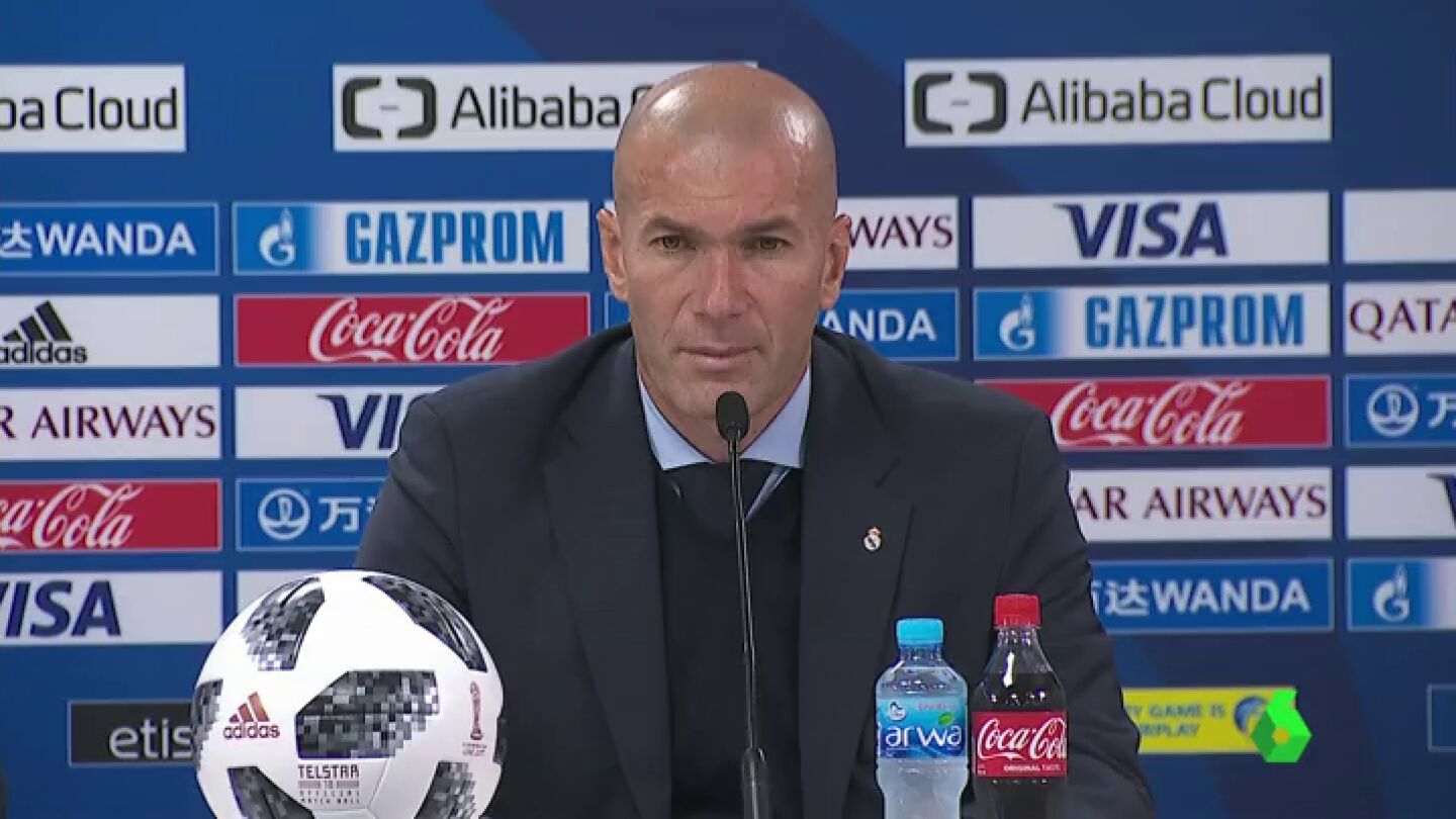 Zidane: "No quiero un delantero, Benzema ha estado muy bien"