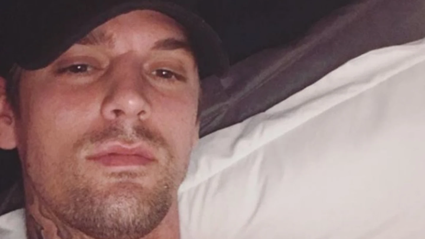 Aaron Carter en una imagen subida a su cuenta de Instagram Aaron Carter en una imagen subida a su cuenta de Instagram