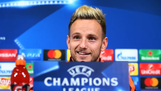 Rakitic, en rueda de prensa Rakitic, en rueda de prensa