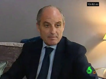 Francisco Camps habla ante los medios de comunicación Francisco Camps habla ante los medios de comunicación