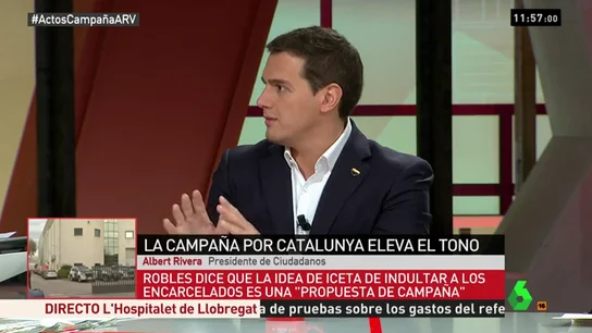 Albert Rivera responde a Iceta en ARV Albert Rivera responde a Iceta en ARV