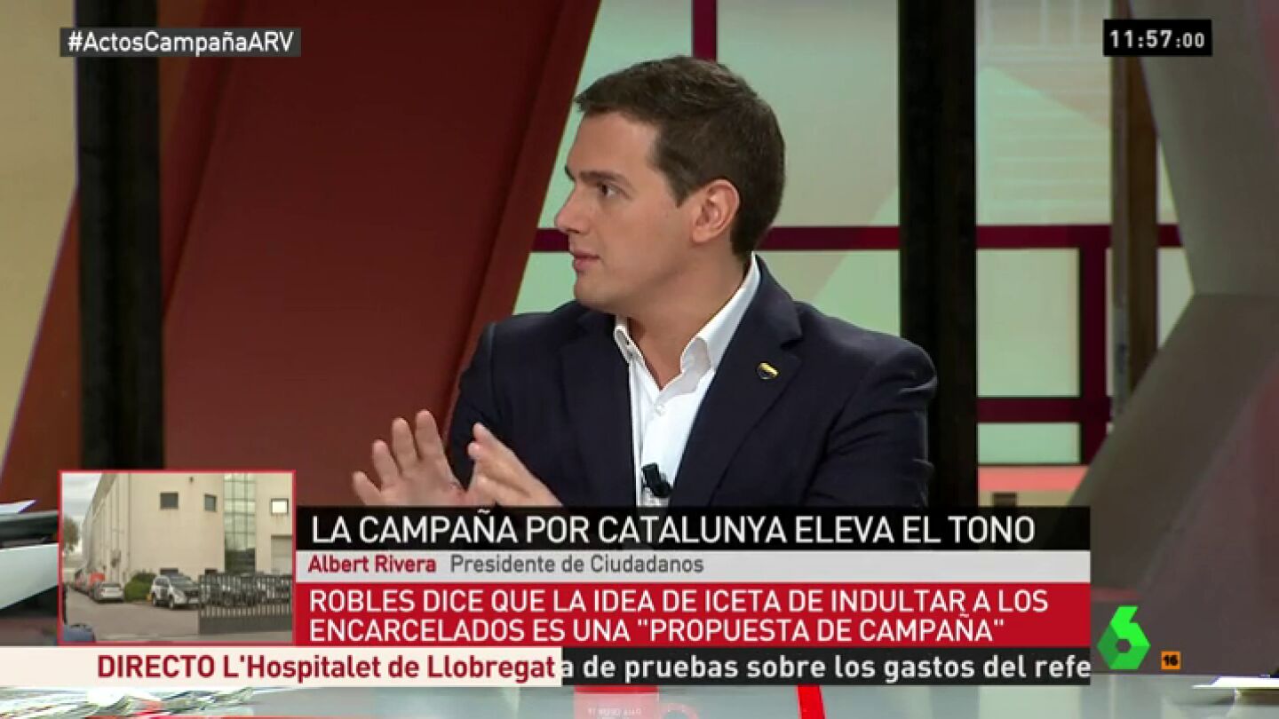 Albert Rivera responde a Iceta en ARV