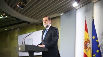 Mariano Rajoy en la Moncloa