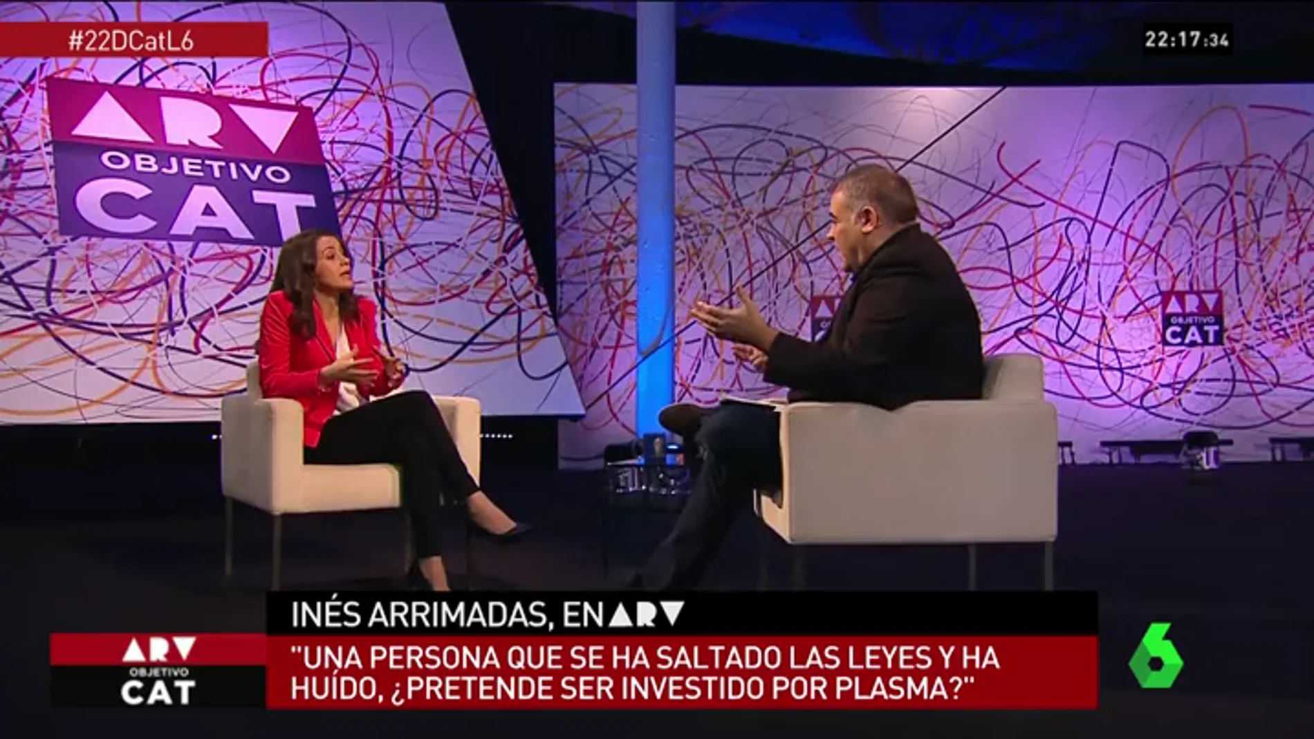 Inés Arrimadas: "Jamás negare a los dos millones de independentistas pero se ha negado la catalanidad de nuestros votantes"