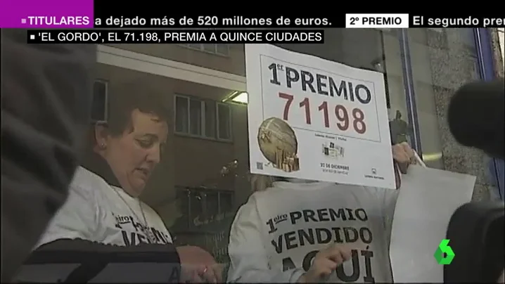 El primer premio ha sido el 71.198