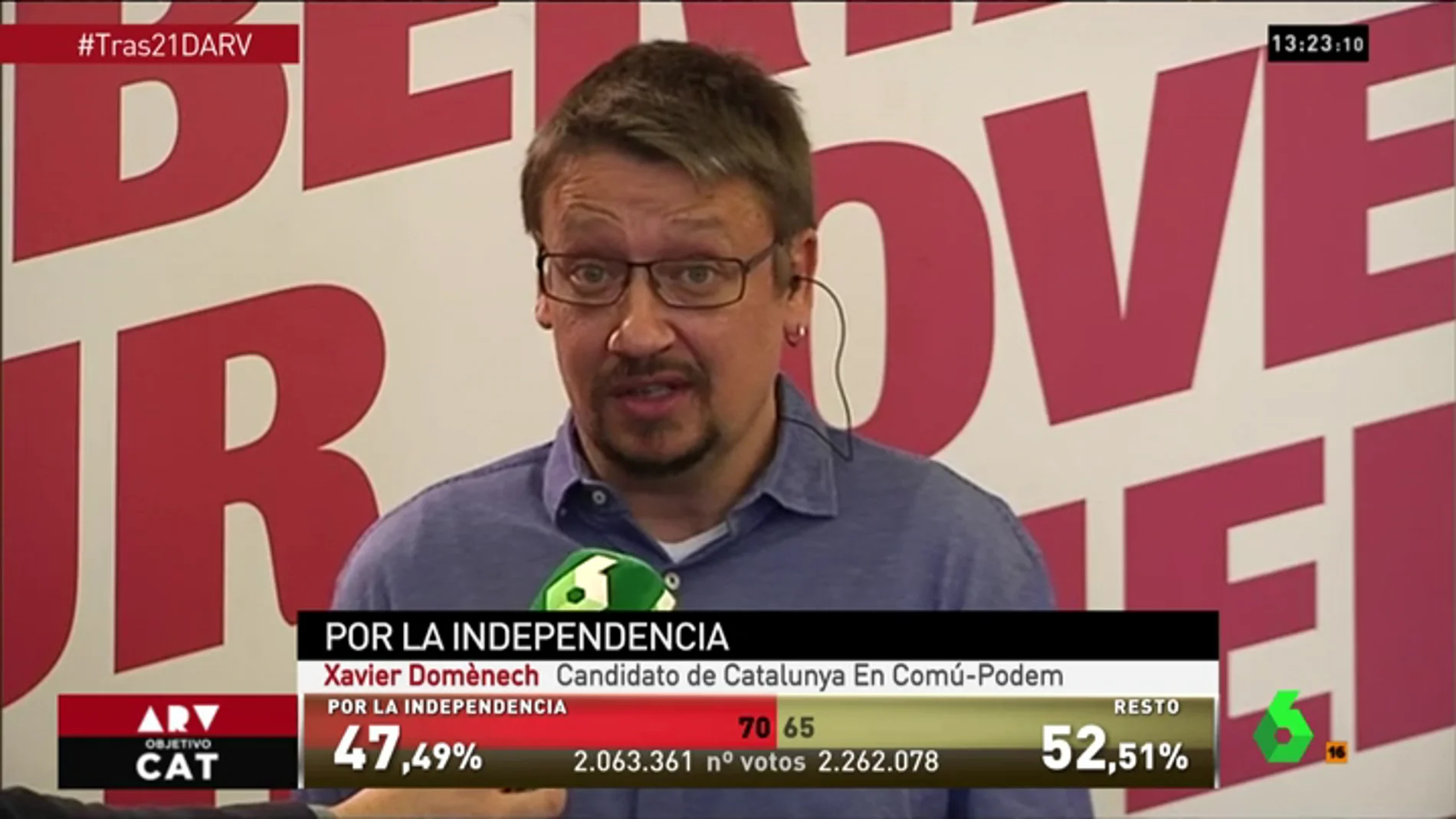 Xavier Domènech, candidato de Catalunya en Comú-Podem