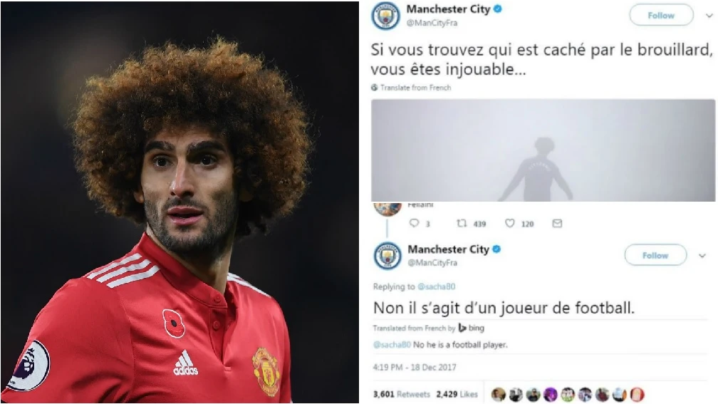 La humillación del City a Fellaini La humillación del City a Fellaini
