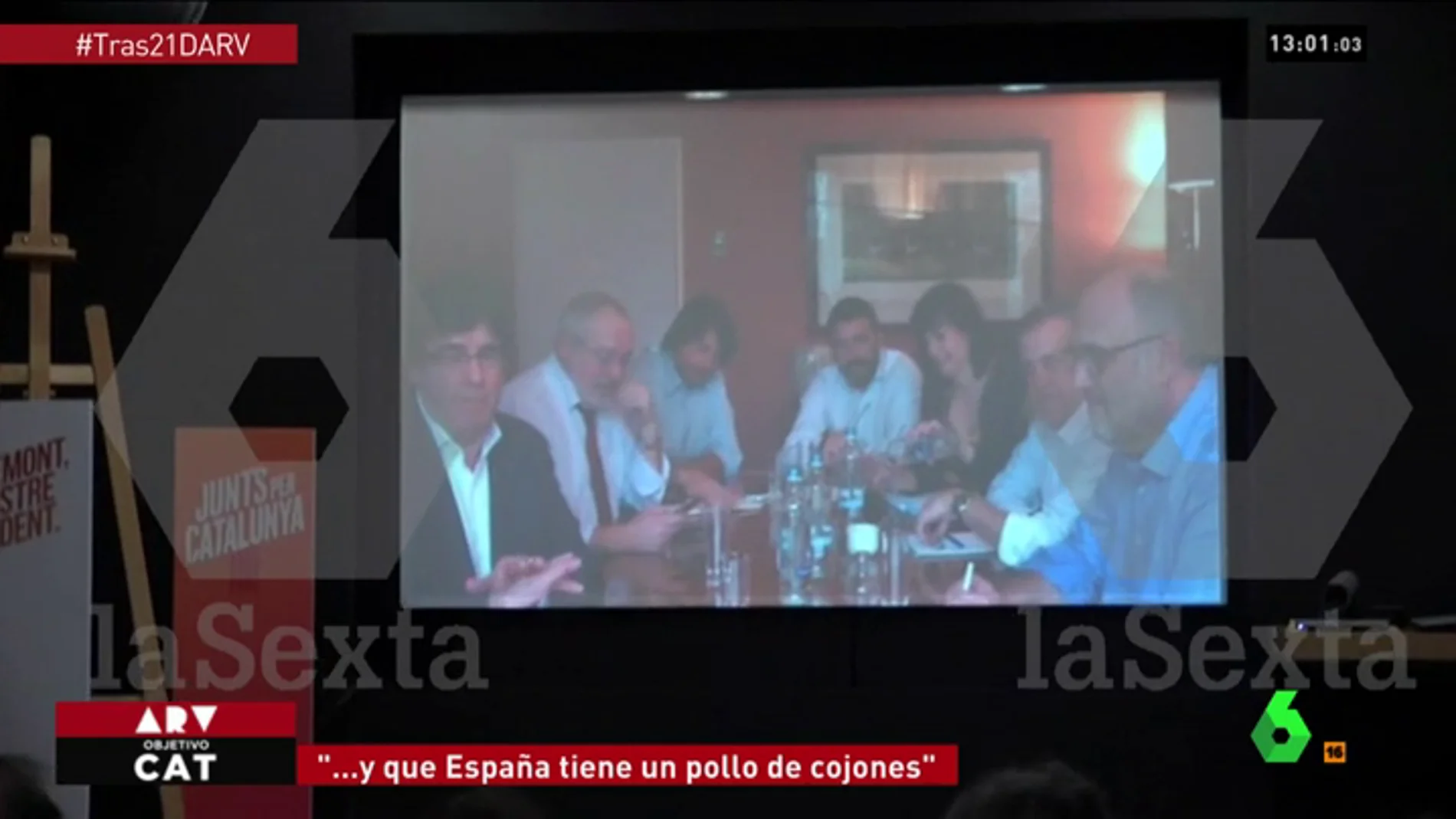 Puigdemont se reúne con sus compañeros de partido
