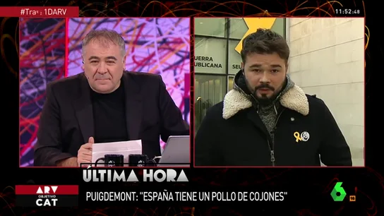 Gabriel Rufián en ARV Gabriel Rufián en ARV