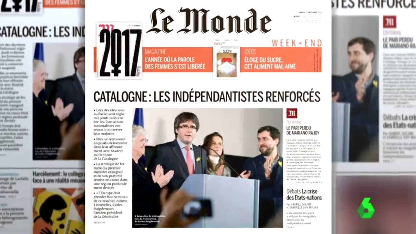 El día que Cataluña se convirtió en protagonista a nivel mundial: así vieron los medios de todo el mundo las elecciones del 21D El día que Cataluña se convirtió en protagonista a nivel mundial: así vieron los medios de todo el mundo las elecciones del 21D