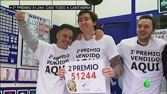 El segundo premio ha sido el 51.244 El segundo premio ha sido el 51.244