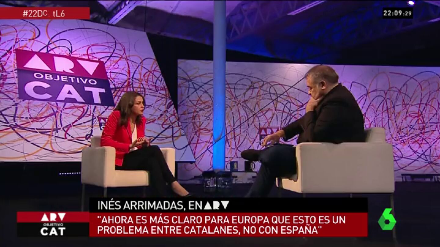 In&eacute;s Arrimadas, sobre la mayor&iacute;a absoluta independentista: "Es una ley electoral injusta que no es propia del siglo XXI"