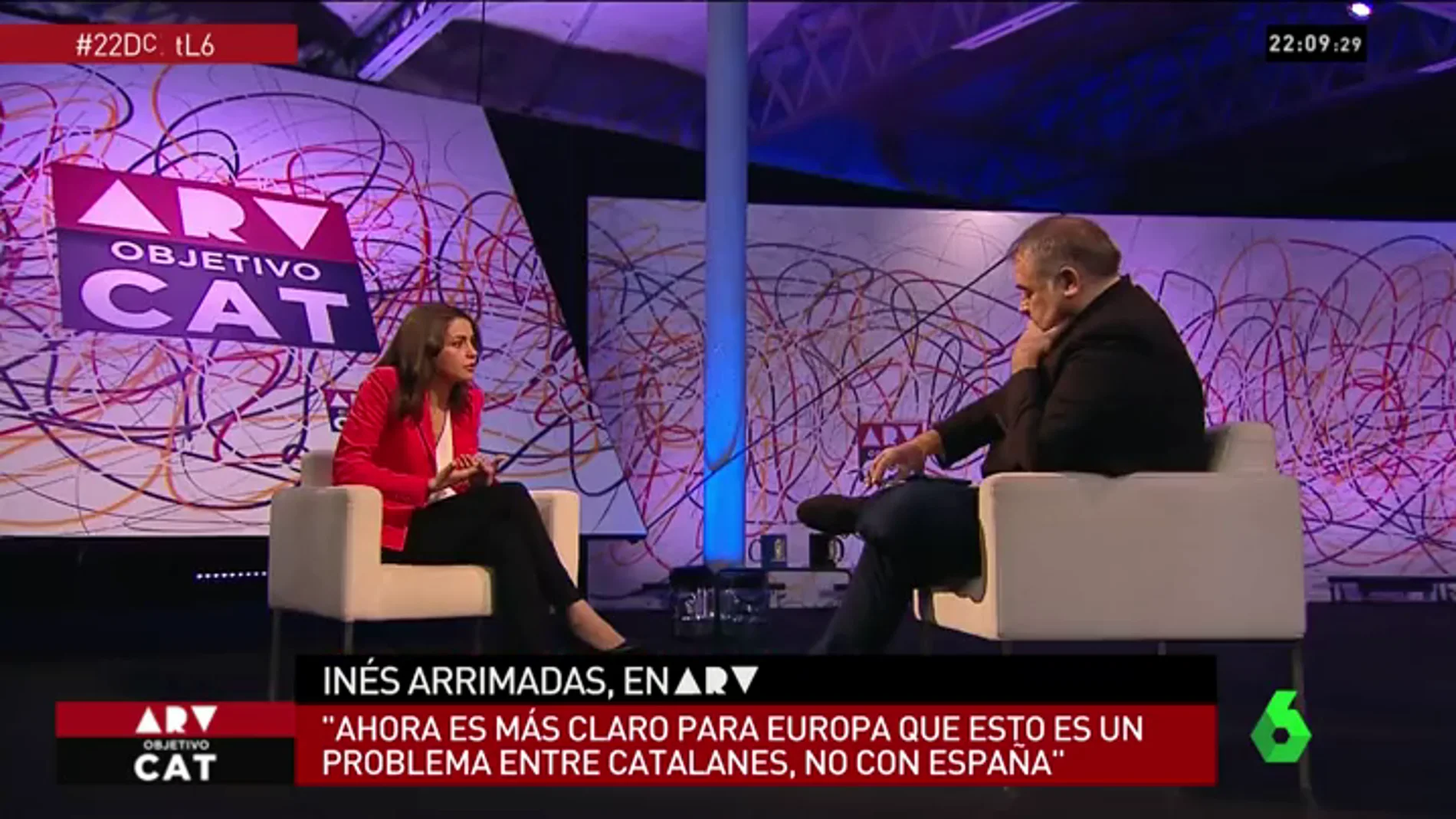 Inés Arrimadas, sobre la mayoría absoluta independentista: "Es una ley electoral injusta que no es propia del siglo XXI"