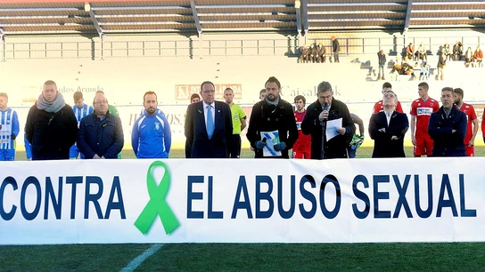 Acto contra el abuso sexual en el estadio de la Arandina C.F. Acto contra el abuso sexual en el estadio de la Arandina C.F.