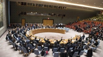 Pleno del Consejo de Seguridad durante una votación sobre la propuesta de Estados Unidos para endurecer las sanciones contra Corea del Norte