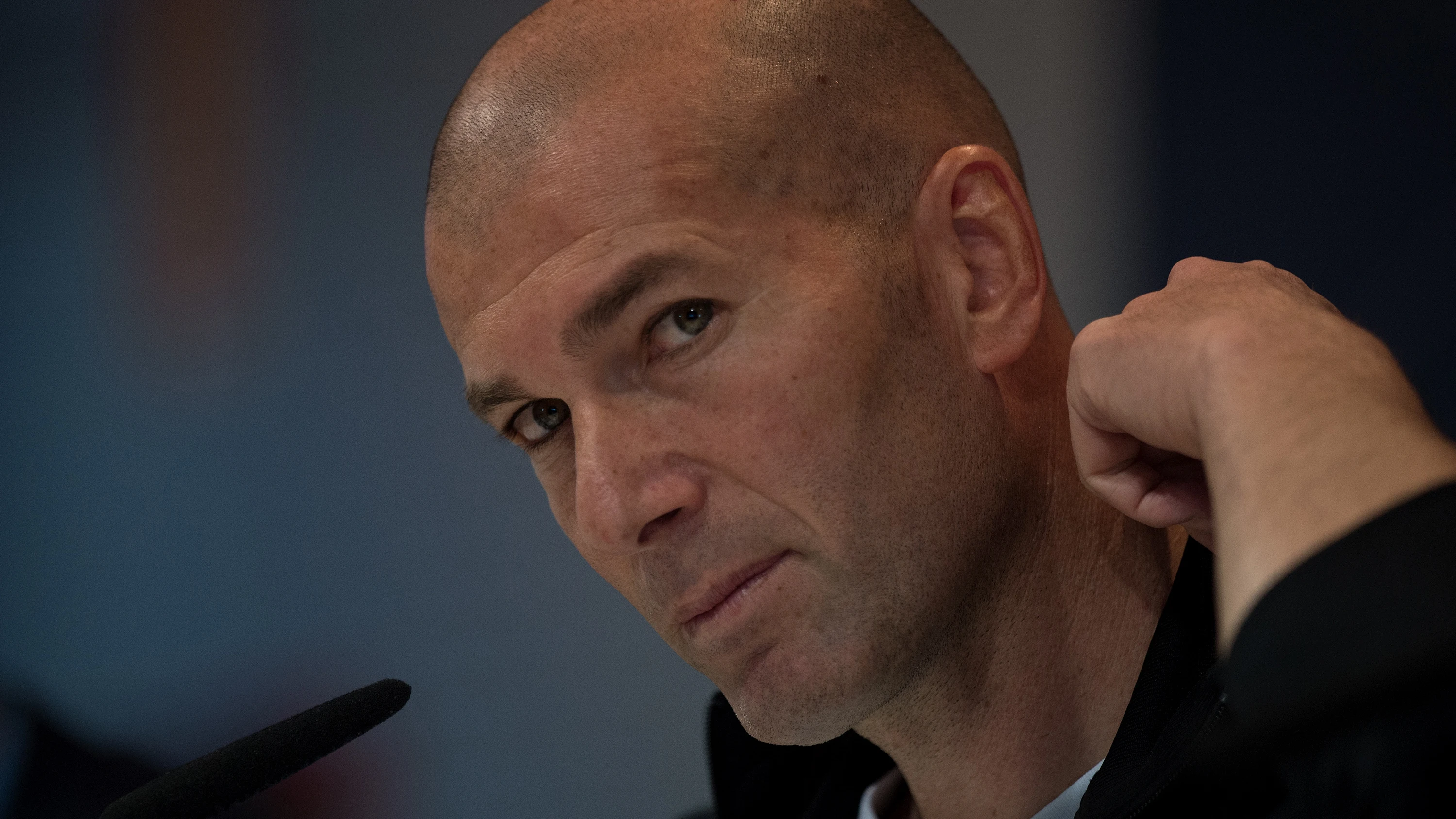 Zidane en rueda de prensa