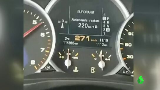 Detenido un joven de 29 a&ntilde;os en Cantabria por conducir a 272 km/h, grabarse y subirlo a las redes sociales